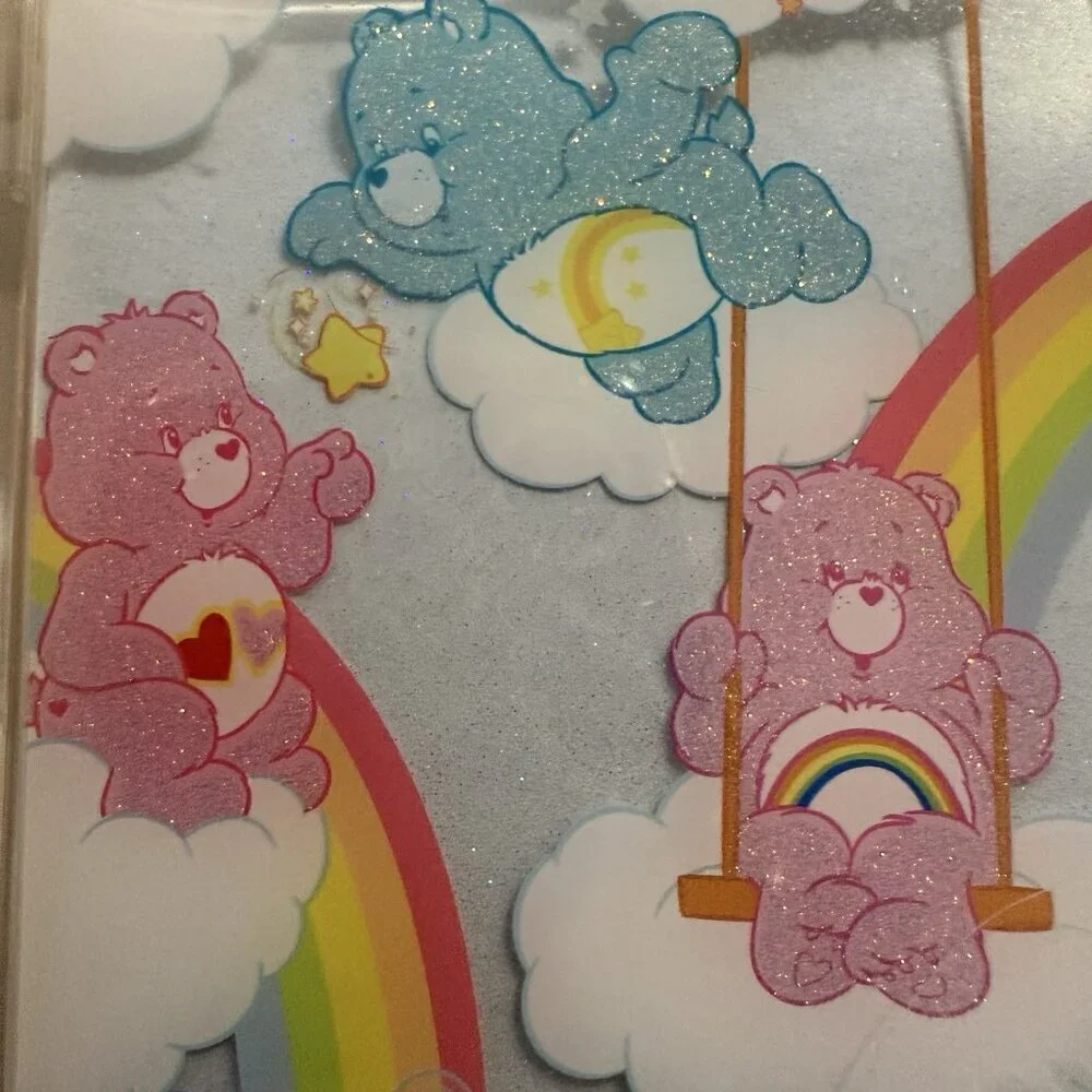 Care Bears Iphone 13/14 Pro Max Glitter Protective Phone Case Skinny Dip…